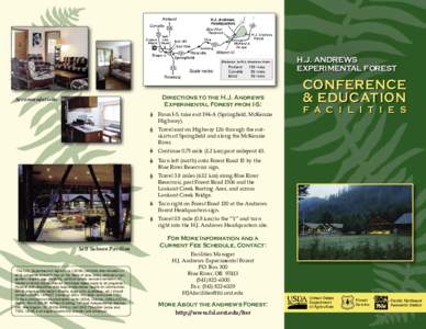 H.J. Andrews Experimental Forest Conference & Education Facilities