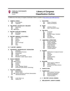 Information science / Library classification / Dewey Decimal Classification / Library / Public library / Cutter Expansive Classification / Comparison of Dewey and Library of Congress subject classification / Knowledge representation / Science / Library science