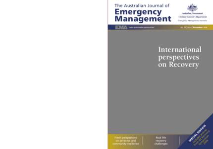 The Australian Journal of  Emergency Management  Attorney-General’s Department