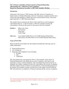 Microsoft Word - Subcommittee III Presentation at[removed]CIFiR mtg.doc