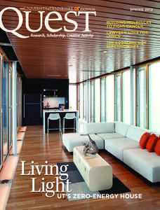 QUEST Research Magazine for Spring 2012