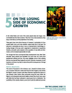 5  ON THE LOSING SIDE OF ECONOMIC GROWTH