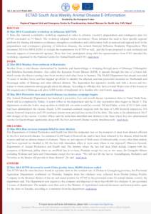 Vol. 3, No. 13, 27 March[removed]European Union www.saarc-rsu-hped.org