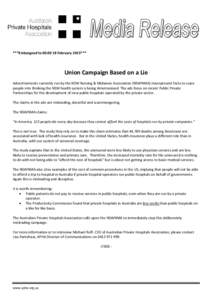 Microsoft Word - Union Campaign Based on a Lie.doc