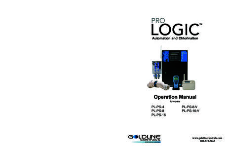 Pro Logic™ Automation and Chlorination - Operation Manual (Oct 2008 & later)