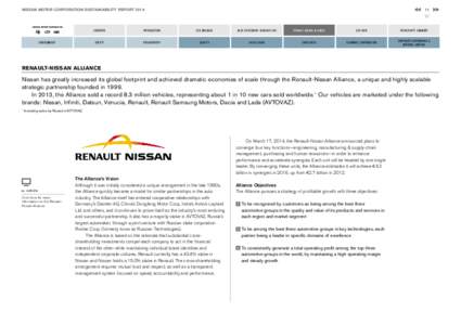 NISSAN MOTOR CORPORATION SUSTAINABILITY REPORTENVIRONMENT 11