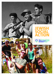 THE JEWISH AGENCY SOCIAL ACTIVISM UNIT