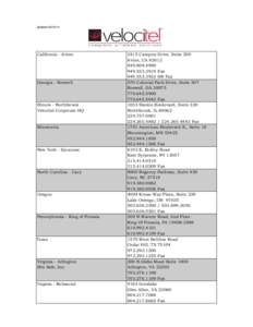 Velocitel Office Locations[removed]xls