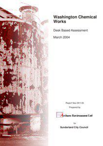 Washington Chemical Works Desk Based Assessment