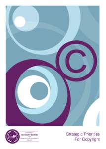 IP Research: Strategic Prioritites For Copyright