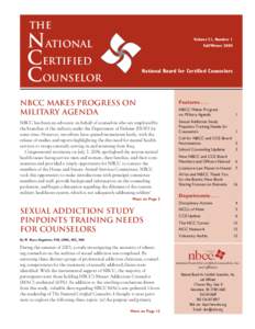 The  National Certified Counselor