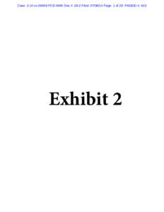 Case: 2:14-cv[removed]PCE-NMK Doc #: 28-2 Filed: [removed]Page: 1 of 29 PAGEID #: 610  Exhibit 2 Case: 2:14-cv[removed]PCE-NMK Doc #: 28-2 Filed: [removed]Page: 2 of 29 PAGEID #: 611