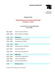 Education in Berlin / Leibniz Association / WZB Berlin Social Science Center