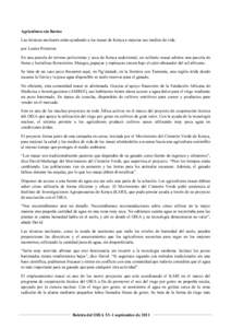 Agricultura sin lluvias Las técnicas nucleares están ayudando a los masai de Kenya a mejorar sus medios de vida. por Louise Potterton En una parcela de terreno polvorienta y seca de Kenya sudoriental, un solitario masa