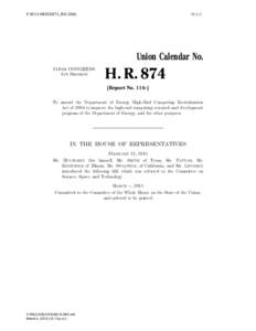 F:\R\114\RH\H874_RH.XML  H.L.C. Union Calendar No. 114TH CONGRESS