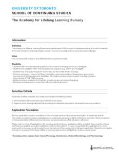 Academia / Bursary / E-learning / Lifelong learning / Office for Fair Access / Education / Knowledge / Student financial aid
