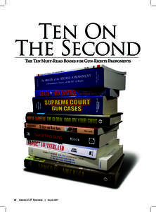 Ten On The Second The Ten Must-Read Books for Gun-Rights Proponents 28