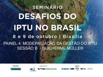 PAINEL 4: MODERNIZAÇÃO DA GESTÃO DO IPTU SESSÃO B - GUILHERME MÜLLER José Roberto Afonso  1. Receitas de Cuiabá em 2008