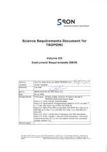 Microsoft Word - SRD_Vol-III_SRON-EOS-RP-05-005_TROPOMI_SWIR_Requirement_issue3.5_8 dec.doc