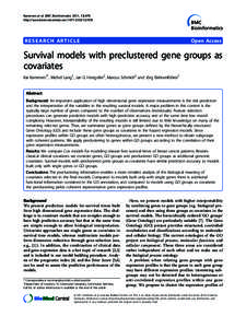 Kammers et al. BMC Bioinformatics 2011, 12:478 http://www.biomedcentral.com RESEARCH ARTICLE  Open Access