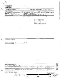 Autopsyfiles.org - John F. Kennedy Autopsy Report