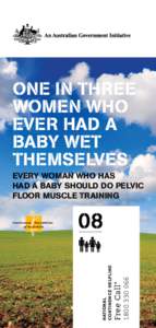 One in Three Women Who Ever Had a Baby Wet Themselves Every woman who has