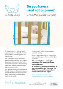 Do you have a used cot or pram? St Kilda Mums St Kilda Mums