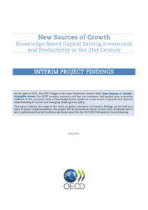 New Sources of Growth Knowledge-Based Capital Driving Investment and Productivity in the 21st Century