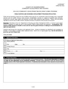 Housing / Community Development Block Grant / HOME Investment Partnerships Program / E-Rate / Development of non-profit housing in the United States / Affordable housing / United States Department of Housing and Urban Development / Federal assistance in the United States