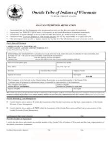 Print Form  GAS TAX EXEMPTION APPLICATION[removed].