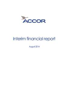 Accor Consolidated Financial Statements and Notes at[removed]