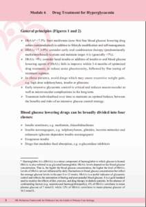 Module 6 Drug Treatment for Hyperglycaemia