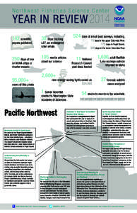 Northwest Fisheries  SCIENCE CENTER 142 scientific