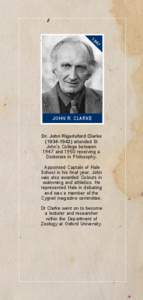 [removed]JOHN R. CLARKE Dr. John Rigarlsford Clarke