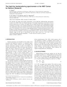 REVIEW OF SCIENTIFIC INSTRUMENTS  VOLUME 74, NUMBER 5 MAY 2003