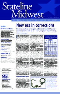 Stateline Midwest Vo l. 2 3 , No. 2 • Fe b ru ar y[removed]THE MIDWESTERN OFFICE OF THE COUNCIL OF STATE GOVERNMENTS