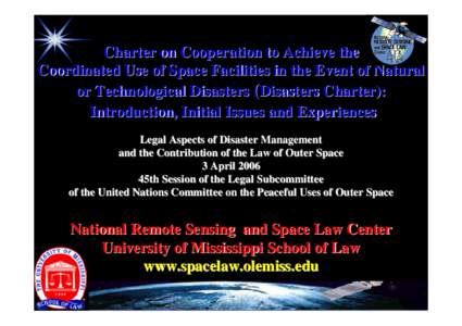 AAS  Workshop on International  Legal Regimes Governing Space Activities Working Group 3/4 Report