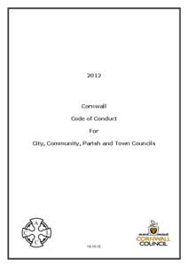 CORNWALL COUNCIL CODE OF CONDUCT