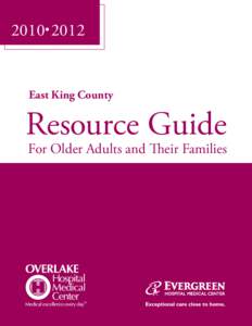 2010• 2012  East King County Resource Guide