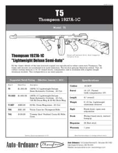 PDFSS-T5T5 Thompson 1927A-1C Model: T5