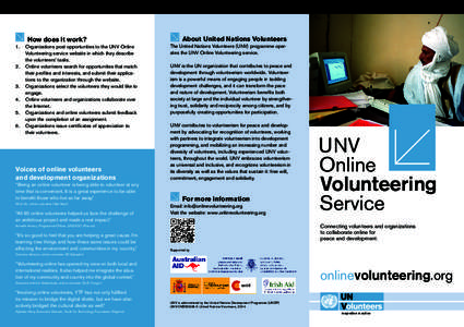 Philanthropy / Sociology / Public administration / Activism / Volunteerism / Social philosophy / Volunteering / International Year of Volunteers Plus 10 / Scott McQuade / Civil society / United Nations Volunteers / Giving