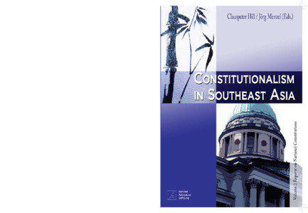 T  his three volume publication includes the constitutional documents of all