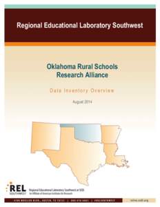 Oklahoma Rural Schools Research Alliance Data Inventory, Aug 2014