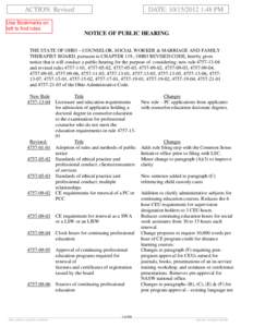 Mental health / Mental health professionals / Psychotherapy / Relationship counseling / Master of Education / Counselor education / Family therapy / Doctor of Osteopathic Medicine / Licensure / Medicine / Health / Clinical psychology