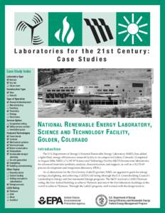 Patrick Corkery/PIX14916  Laboratories for the 21st Century: Case Studies Case Study Index Laboratory Type