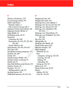 Index  B Absolute cell reference, 227 Accept Changes button, 101