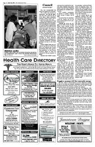 Page 10 / June 16, [removed]The Jamestown Press  Council Continued from page 1  Miniature medics