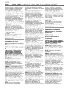 Federal Register / Vol. 80, NoTuesday, March 31, Rules and Regulations permitted in Class I, Special Division 1, or Zone 0 hazardous locations unless