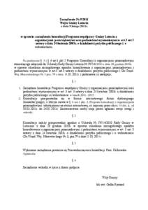 Zarządzenie Nr[removed]Wójta Gminy Lutocin z dnia 9 lutego 2011r. w sprawie: zarządzenia konsultacji Programu współpracy Gminy Lutocin z organizacjami pozarządowymi oraz podmiotami wymienionymi w art.3 ust.3 ustawy 