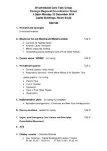 Microsoft Word - DH1UCTG Regional Co-ordination Group meeting 22 Dec 2014 AGENDA